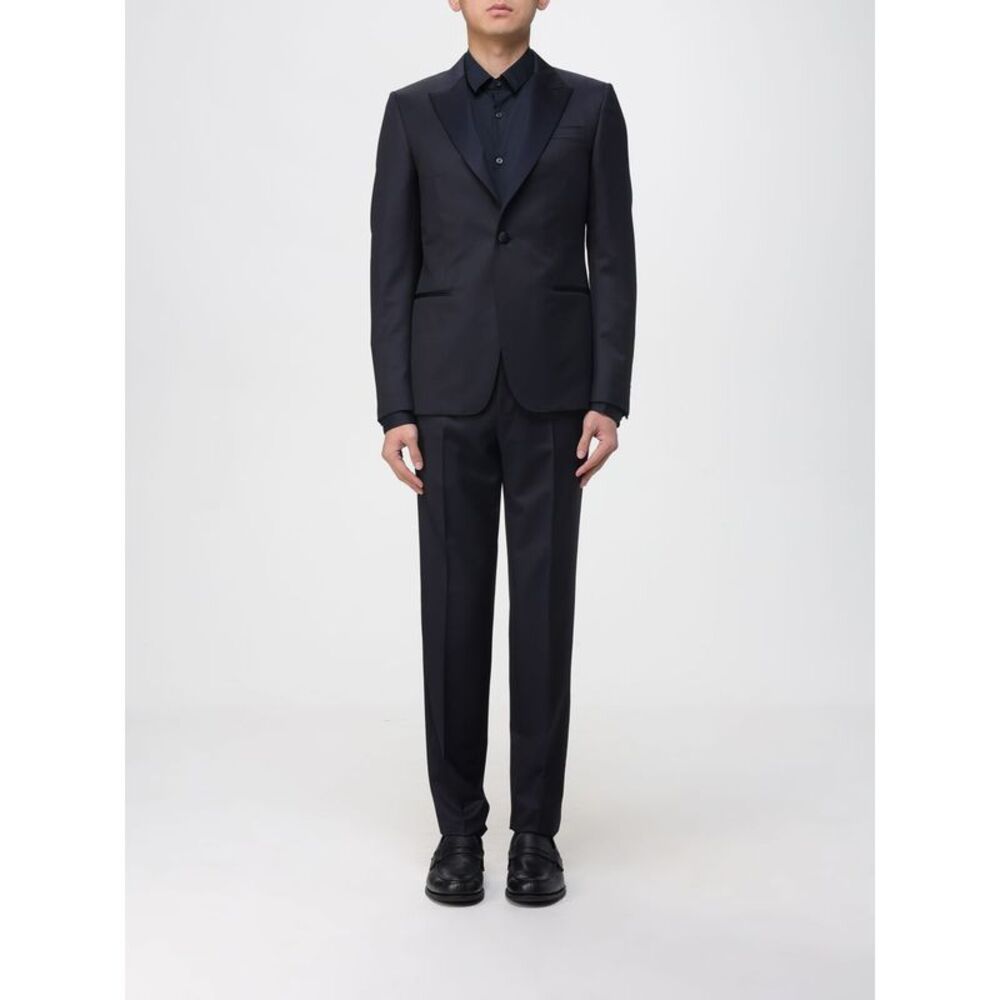 Zegna Suit Men Navy